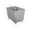 Steele Canvas Basket 14 BU Permanent Truck Blue Vinyl w/Grey Vinyl - 4in Casters 9214VBLUVGRYW4 - alternate 2